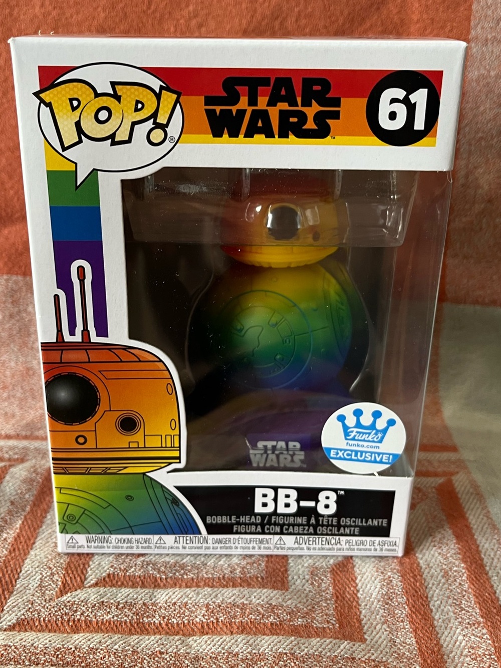 Exclusive! Funko Rainbow BB-8 Collectible Figure - Multicolor Finish